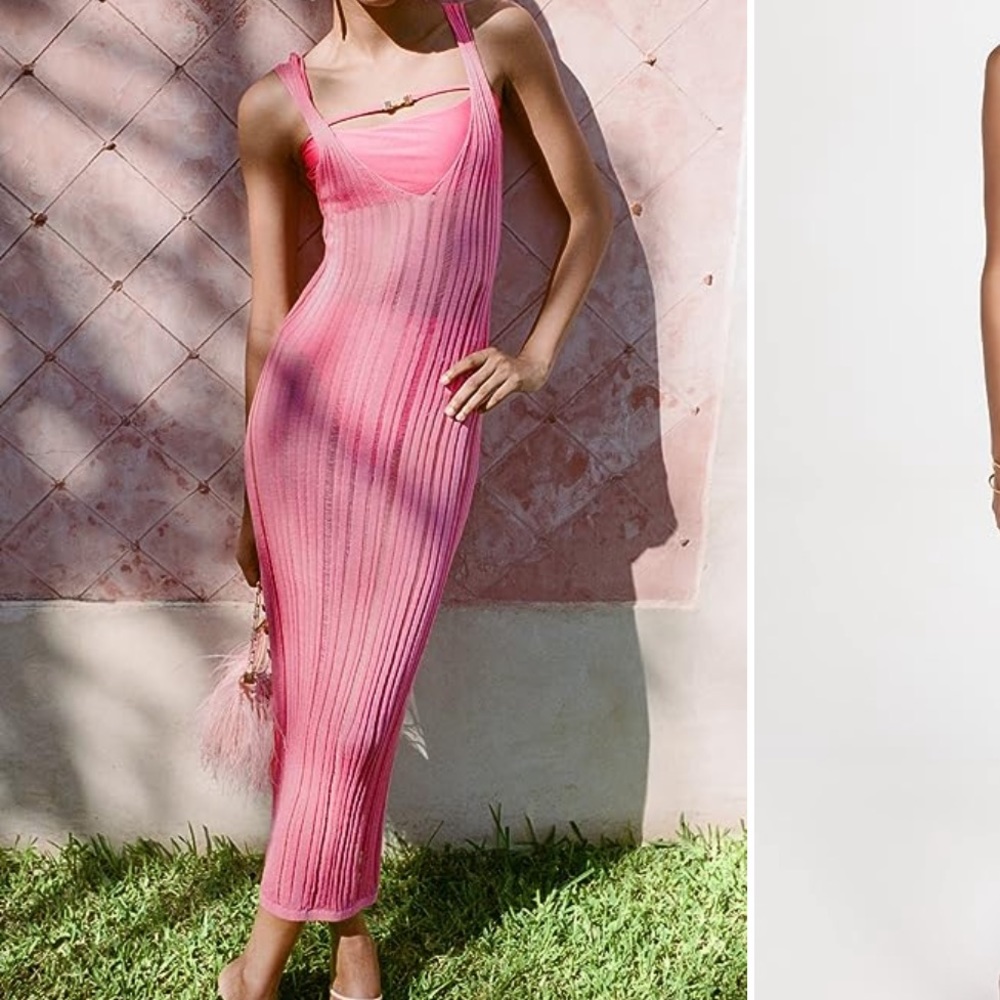 NWT Cult Gaia Pink Cover Up, Size XS - Picture 2 of 4